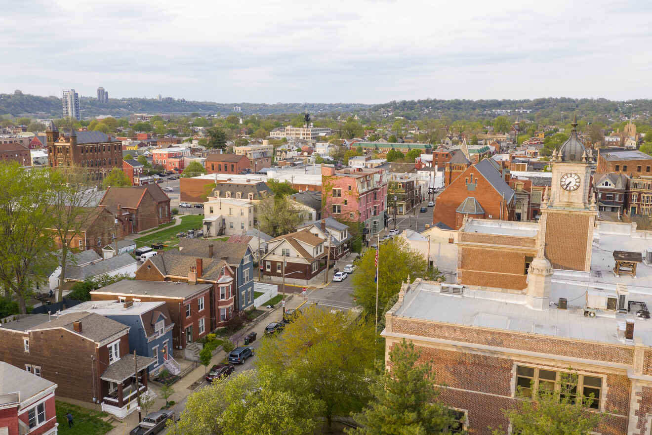 Aerial view of Newport, Rhode Island